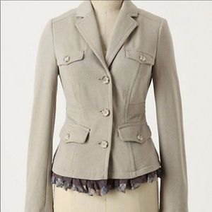 Daughters liberation salute to ruffles blazer